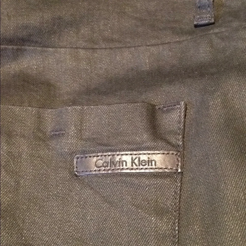 NWOT Calvin Klein 31 slim straight black jeans !